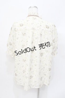 画像3: axes femme POETIQUE / ディズニーバンビ/ブラウス  生成り Y-25-07-31-036-AX-BL-SZ-ZY