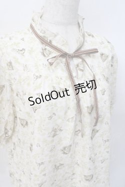 画像4: axes femme POETIQUE / ディズニーバンビ/ブラウス  生成り Y-25-07-31-036-AX-BL-SZ-ZY