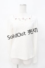 axes femme / ローズガーデンリブインナープルオーバー  生成り Y-25-07-31-038-AX-TO-SZ-ZY