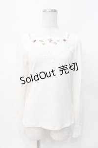 axes femme / ローズガーデンリブインナープルオーバー  生成り Y-25-07-31-038-AX-TO-SZ-ZY