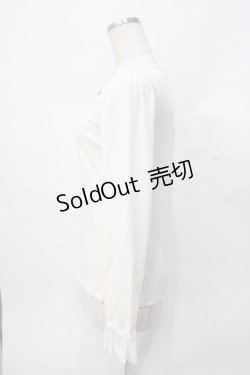 画像2: axes femme / ローズガーデンリブインナープルオーバー  生成り Y-25-07-31-038-AX-TO-SZ-ZY