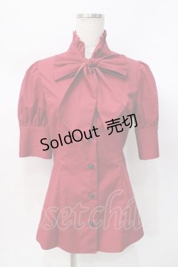 画像1: MIHO MATSUDA / ブラウス・シノア M 赤 Y-25-07-31-040-GO-BL-SZ-ZT166