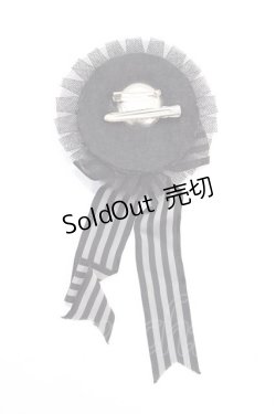 画像2: チェルシィ / EATME ロゼット風ハートブローチ  黒 Y-25-07-31-006-LO-ZA-SZ-ZT486-F007