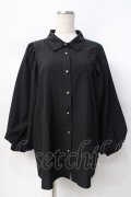 axes femme / ボリューム袖ブラウス F 黒 Y-25-07-31-042-AX-BL-SZ-ZY