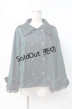 画像1: ALICE and the PIRATES / 蜘蛛の巣レースフレアジャケット  グリーン Y-25-07-31-046-PA-JA-SZ-ZY