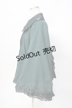 画像2: ALICE and the PIRATES / 蜘蛛の巣レースフレアジャケット  グリーン Y-25-07-31-046-PA-JA-SZ-ZY