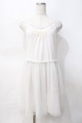axes femme / レースインナーキャミワンピース M 生成り Y-25-07-31-047-AX-OP-SZ-ZY