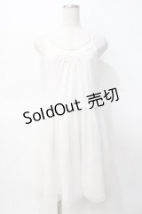 axes femme / レースインナーキャミワンピース M 生成り Y-25-07-31-047-AX-OP-SZ-ZT119