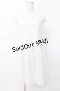 axes femme / レースインナーキャミワンピース M 生成り Y-25-07-31-047-AX-OP-SZ-ZT119
