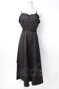 axes femme POETIQUE / パールチェーンキャミワンピ  黒 Y-25-07-31-049-AX-OP-SZ-ZY