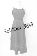 axes femme POETIQUE / パールチェーンキャミワンピ  黒 Y-25-07-31-049-AX-OP-SZ-ZY