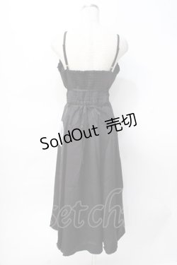 画像3: axes femme POETIQUE / パールチェーンキャミワンピ  黒 Y-25-07-31-049-AX-OP-SZ-ZY