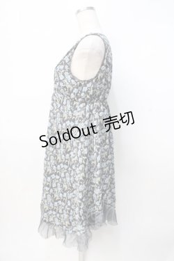 画像2: axes femme / 花柄裾モチーフレースワンピース M 黒 Y-25-07-31-053-AX-OP-SZ-ZY