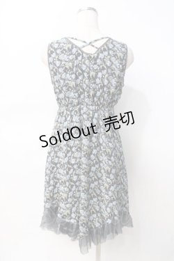 画像3: axes femme / 花柄裾モチーフレースワンピース M 黒 Y-25-07-31-053-AX-OP-SZ-ZY