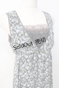 画像4: axes femme / 花柄裾モチーフレースワンピース M 黒 Y-25-07-31-053-AX-OP-SZ-ZY