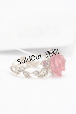 画像2: axes femme / FAVミニローズリング  赤 Y-25-07-31-001-AX-AC-SZ-ZY