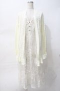 axes femme / レイヤード風デザインカーディガン  生成り Y-25-07-31-060-AX-TO-SZ-ZY