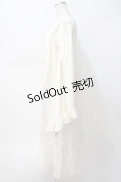 画像2: axes femme / レイヤード風デザインカーディガン  生成り Y-25-07-31-060-AX-TO-SZ-ZY