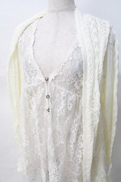 画像4: axes femme / レイヤード風デザインカーディガン  生成り Y-25-07-31-060-AX-TO-SZ-ZY