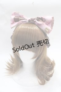 Angelic Pretty / Bear’s Chocolaterieカチューシャ  ピンク Y-25-07-31-010-AP-AC-SZ-ZY