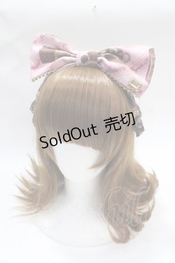 画像1: Angelic Pretty / Bear’s Chocolaterieカチューシャ  ピンク Y-25-07-31-010-AP-AC-SZ-ZY