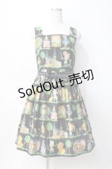 Jane Marple / Puss in Bootsのスクエアドレス M 黒 Y-25-07-31-069-JM-OP-SZ-ZY