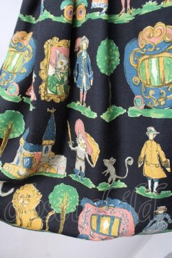 画像4: Jane Marple / Puss in Bootsのスクエアドレス M 黒 Y-25-07-31-069-JM-OP-SZ-ZY