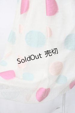 画像4: Emily Temple cute / カラフルドットオーガンジーノースリーブワンンピース  イエロー Y-25-07-31-073-ET-OP-SZ-ZY