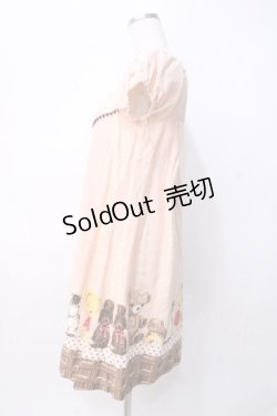 画像2: Emily Temple cute / チョコ&ぬいぐるみワンピース  ピンク Y-25-07-31-078-ET-OP-SZ-ZY