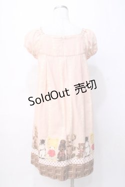 画像3: Emily Temple cute / チョコ&ぬいぐるみワンピース  ピンク Y-25-07-31-078-ET-OP-SZ-ZY