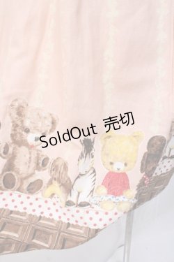 画像4: Emily Temple cute / チョコ&ぬいぐるみワンピース  ピンク Y-25-07-31-078-ET-OP-SZ-ZY