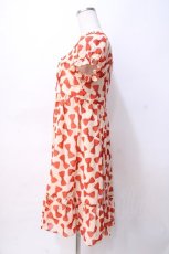 画像2: Emily Temple cute / ジョーゼットリボンワンピース  赤 Y-25-07-31-081-ET-OP-SZ-ZT182 (2)