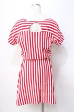 画像3: Katie / ICECREAM BORDER one-piece F レッド Y-25-07-31-084-LO-OP-SZ-ZT059 (3)
