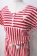 画像4: Katie / ICECREAM BORDER one-piece F レッド Y-25-07-31-084-LO-OP-SZ-ZY (4)