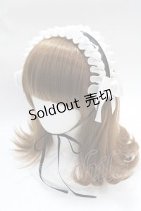 MIHO MATSUDA / ハートレースヘッドドレス（カメオ小）  黒×白 Y-25-07-31-012-GO-AC-SZ-ZY