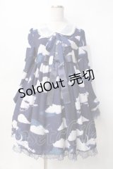 Angelic Pretty / Misty Skyワンピース  紺 Y-25-07-31-087-AP-OP-SZ-ZY