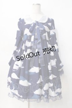 画像1: Angelic Pretty / Misty Skyワンピース  紺 Y-25-07-31-087-AP-OP-SZ-ZY