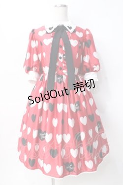画像1: Angelic Pretty / Dolly Heartワンピース  赤 Y-25-07-31-088-AP-OP-SZ-ZY