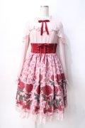 Angelic Pretty / Rebecca Leopardワンピース  ピンク Y-25-07-31-089-AP-OP-SZ-ZY