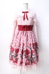 Angelic Pretty / Rebecca Leopardワンピース  ピンク Y-25-07-31-089-AP-OP-SZ-ZY