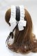 画像2: MIHO MATSUDA / ハートレースヘッドドレス（カメオ小）  黒×白 Y-25-07-31-012-GO-AC-SZ-ZY (2)