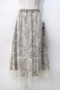 axes femme / リバーシブルレーススカート  生成り Y-25-07-31-101-AX-SK-SZ-ZY