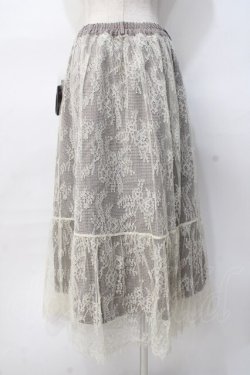 画像2: axes femme / リバーシブルレーススカート  生成り Y-25-07-31-101-AX-SK-SZ-ZY