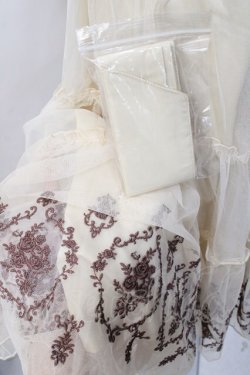 画像3: axes femme / ローズ刺繍チュールスカート  生成り Y-25-07-31-102-AX-SK-SZ-ZY