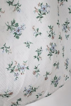 画像4: axes femme / ラッフルフリル花柄ミディスカート  白 Y-25-07-31-103-AX-SK-SZ-ZY
