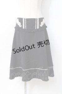 axes femme / レースアップフレアスカート M 黒 Y-25-07-31-106-AX-SK-SZ-ZY