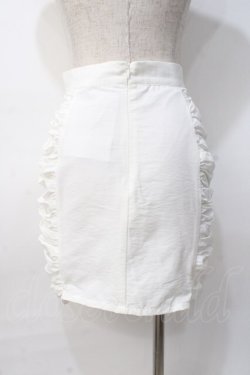 画像3: Fickle Bebe / サイドギャザースカート  白 Y-25-07-31-108-0-SK-SZ-ZY