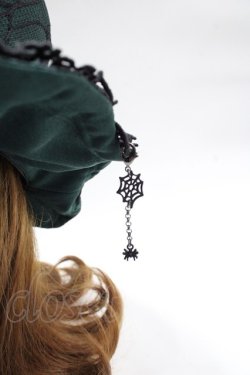 画像5: ALICE and the PIRATES / 蜘蛛の巣レースハット  グリーン Y-25-07-31-013-PA-AC-SZ-ZY