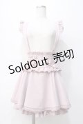 LIZ LISA / レースアップサスペンダー付スカパン 0 ピンク Y-25-07-31-112-LO-PA-SZ-ZY
