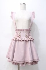 LIZ LISA / レースアップサスペンダー付スカパン 0 ピンク Y-25-07-31-112-LO-PA-SZ-ZY